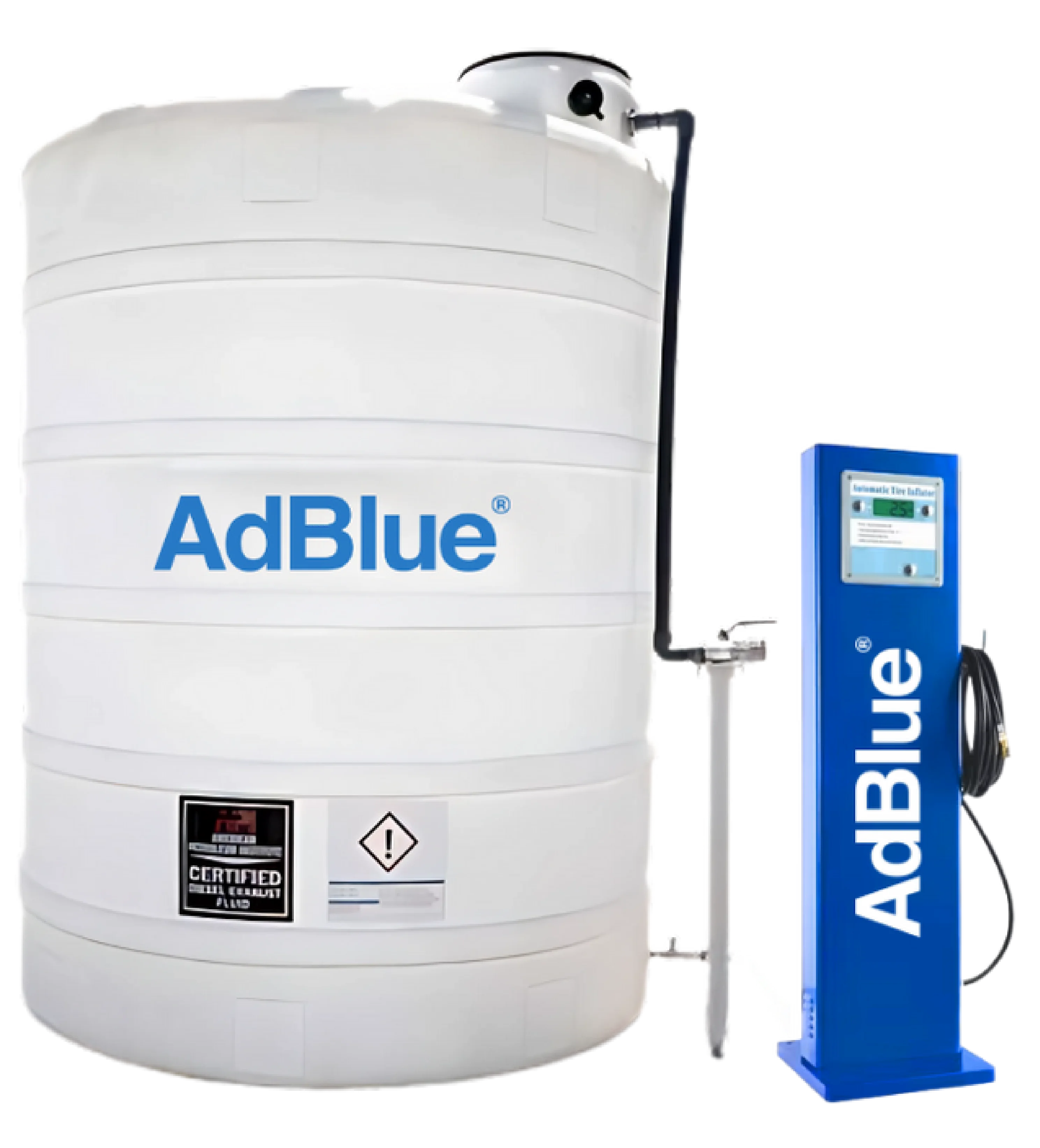 Urea en tanque estacionario